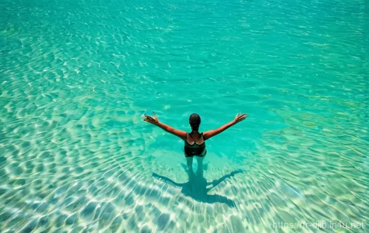 지부티 아사레 해변 - **Prompt:** A breathtaking panoramic landscape of Lac Assal in Djibouti under a clear, intense blue ...