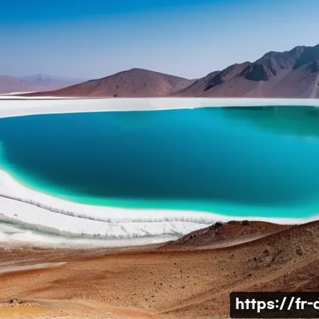 지부티의 독특한 지리적 특성 - **"Lac Assal's Surreal Salt Landscape"**
    A breathtaking, panoramic view of Lac Assal in Djibouti...